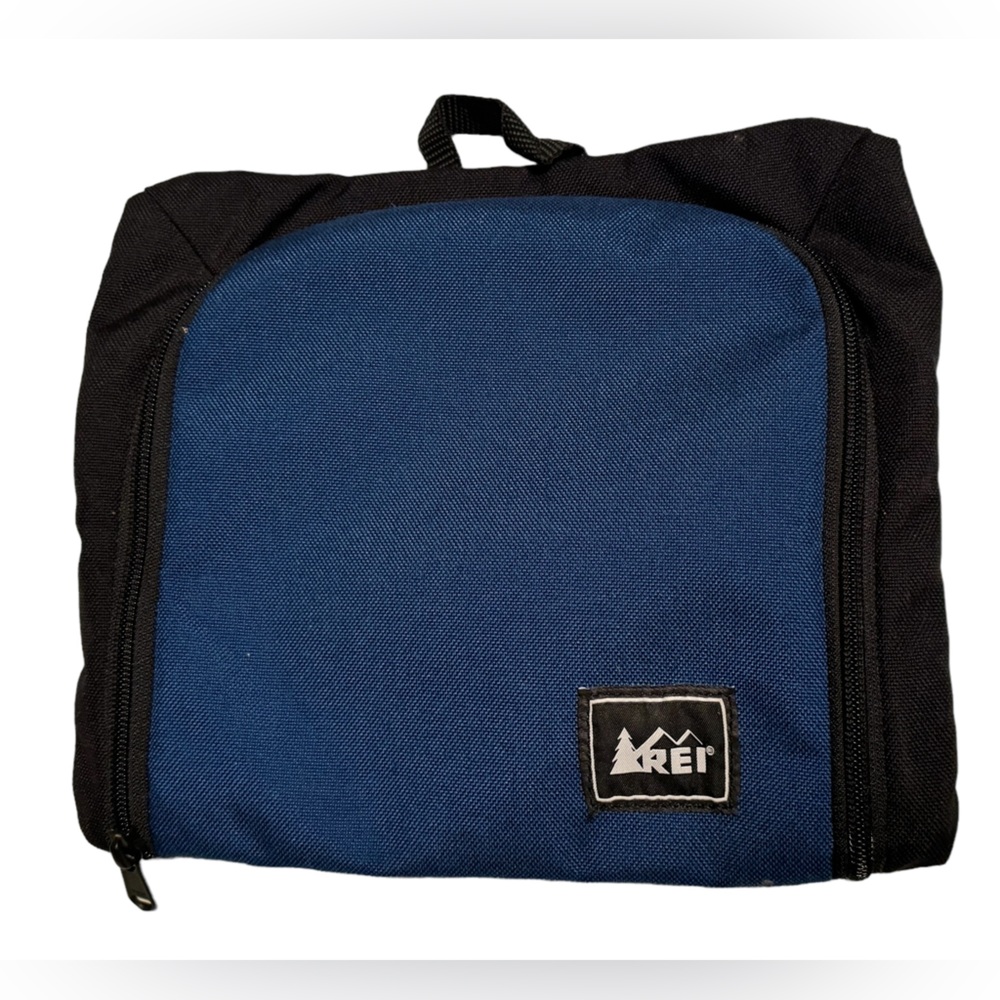 Nice REI Travel Toiletry Bag / Small Blue Zip Tote MINTY